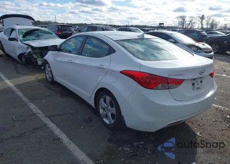 2013 Hyundai Elantra Gls from USA, damaged, VIN 5NPDH4AE2DH379104